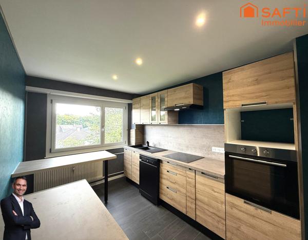 Superbe appartement de 4 pièces disposant d'un balcon, d'une cave, et d'un garage !