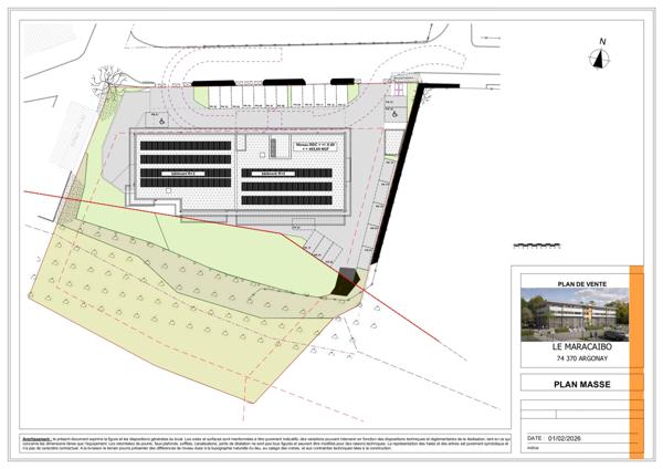 Argonay (74370) BUREAUX PROFESSIONNELS 50 à 200 m2 MODULABLES - ARGONAY