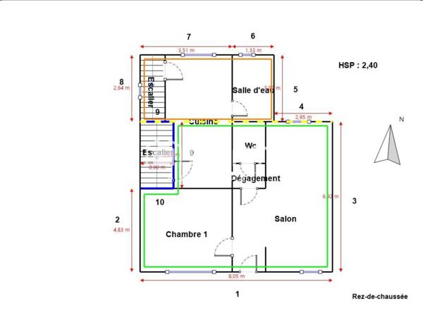 Maison avec fort potentiel et grand terrain