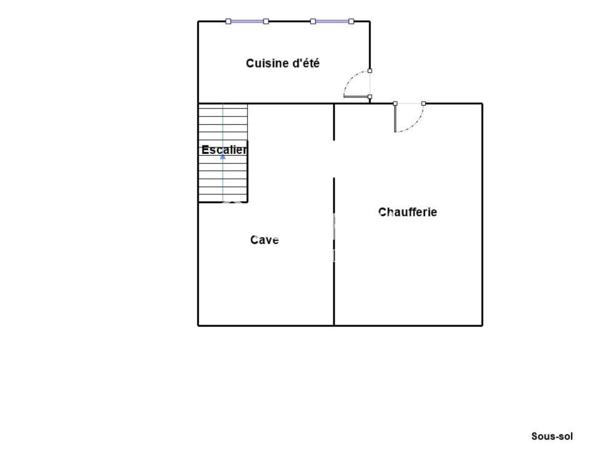Maison avec fort potentiel et grand terrain