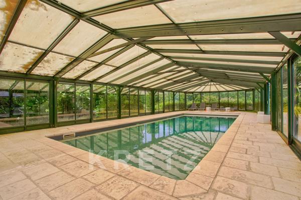 Manoir XIXe, dépendances, piscine int. chauffée, parc 2.3Ha, étang, colombier, rénovation design
