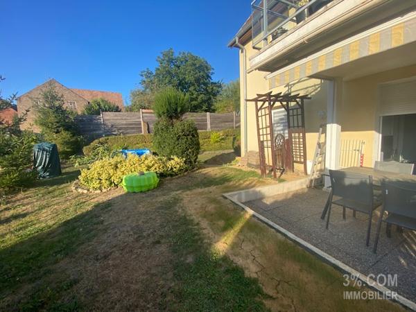 3%.COM Très beau F4 en rez de jardin - 3 terrasses - jardin 3,40 ARES, BERSTETT. Berstett (67370)