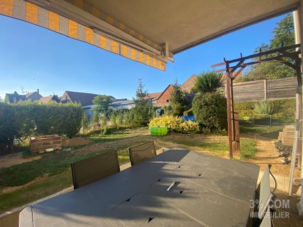 3%.COM Très beau F4 en rez de jardin - 3 terrasses - jardin 3,40 ARES, BERSTETT. Berstett (67370)