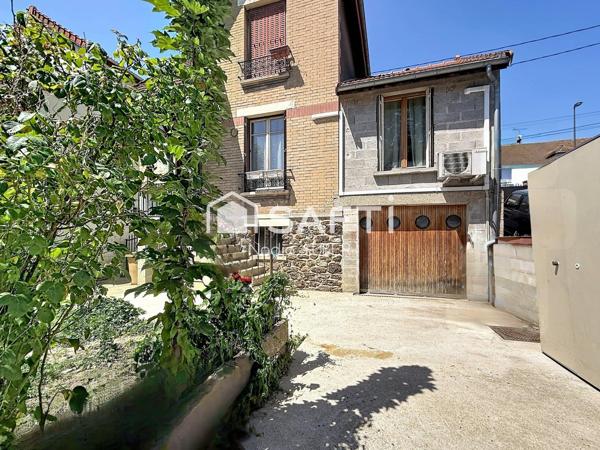 MAISON  AVEC  GARAGE PARKINGS ET  GRAND JARDIN – 613 m² DE TERRAIN – VITRY-SUR-SEINE ARDOINES