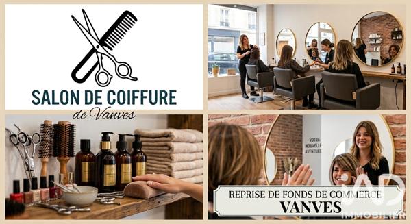 Esthétique, Coiffure​ à vendre 42 m² Vanves