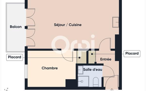 Appartement à vendre    2 pièces • 38,36 m2 Meudon