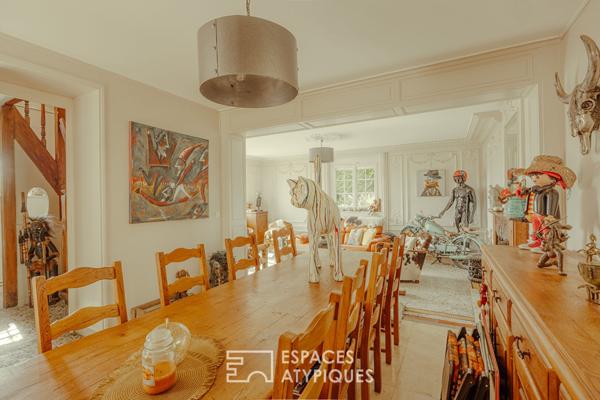 Exceptionnel – Joli domaine de 3 maisons face aux étangs de Corbie