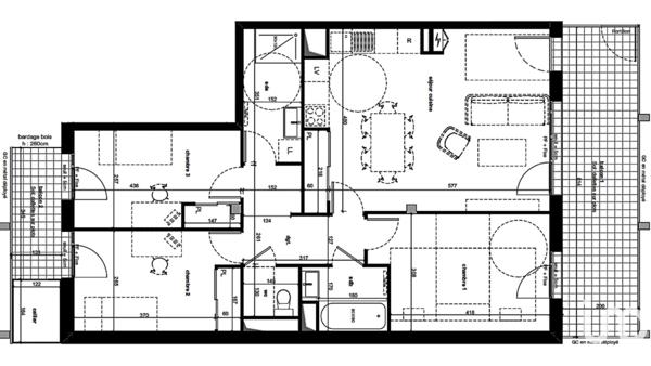 Appartement à vendre 4 pièces 82 m² Saint-Julien-en-Genevois