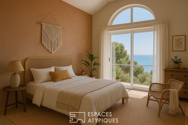 Vue mer et volumes généreux au coeur de la Joselière