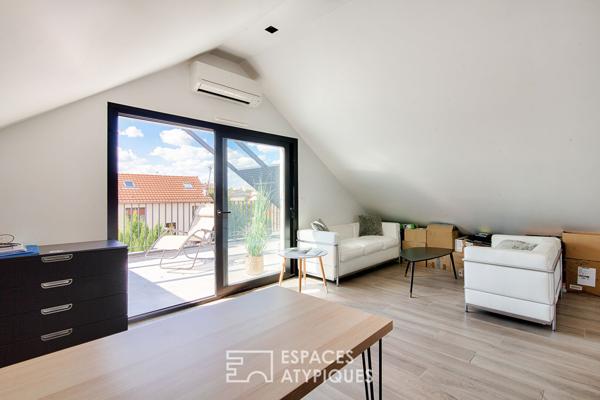 Élégante maison contemporaine avec terrasses et jardin à Fontenay-sous-Bois