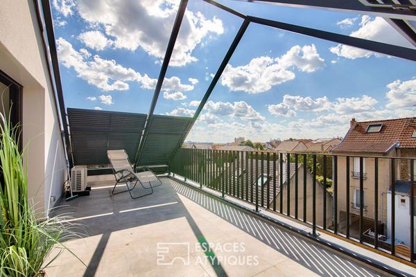 Élégante maison contemporaine avec terrasses et jardin à Fontenay-sous-Bois