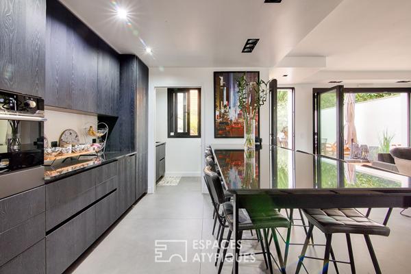 Élégante maison contemporaine avec terrasses et jardin à Fontenay-sous-Bois