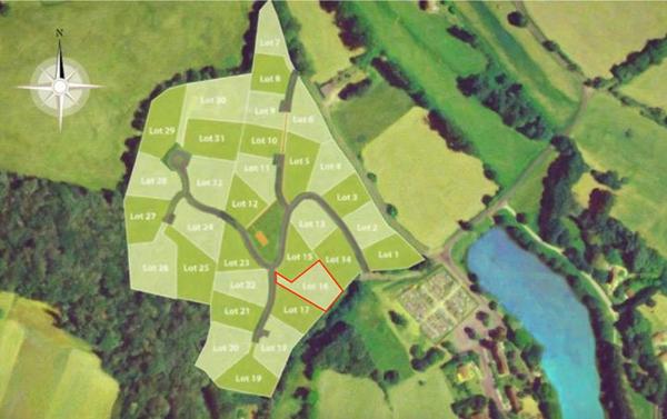 Terrain constructible de 1401m2