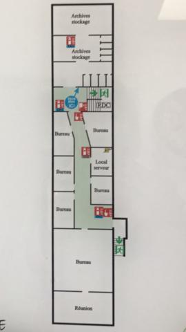 BUREAUX A LOUER - 375 M2 - SAINT NAZAIRE - ZI BRAIS - OPEN SPACE - 300 M2