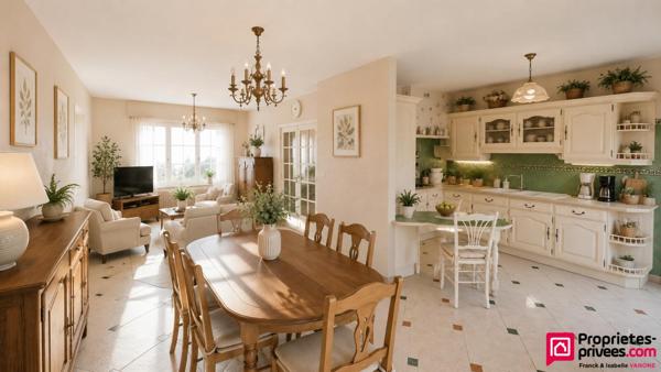 Traditionnelle au calme - 3 chambres - garage - jardin vue dégagée - 98 m²