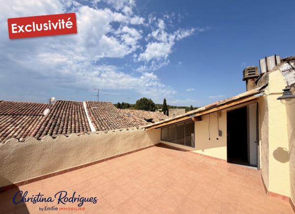 LORGUES MAISON DE VILLAGE T4 TERRASSE GARAGE CAVE