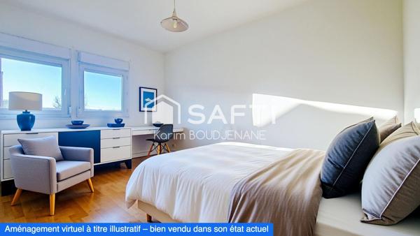 Maison individuelle de plain-pied, 3 chambres, garage, dépendance sur 440 m2 de terrain...