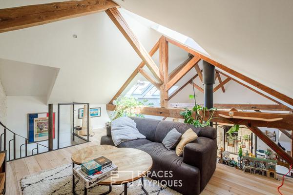 Loft d’exception sous les toits avec terrasse et garage