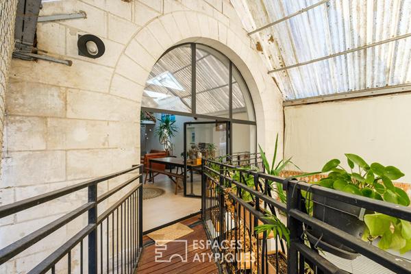 Loft d’exception sous les toits avec terrasse et garage