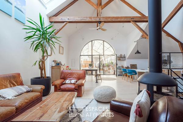 Loft d’exception sous les toits avec terrasse et garage