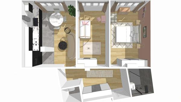 APPARTEMENT 2-3 PIECES SAINT MANDE CENTRE