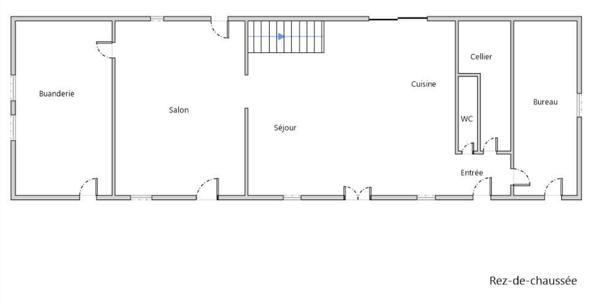 Maison en pierres 5 chambres avec bureau et terrain de 2,5 Hectares