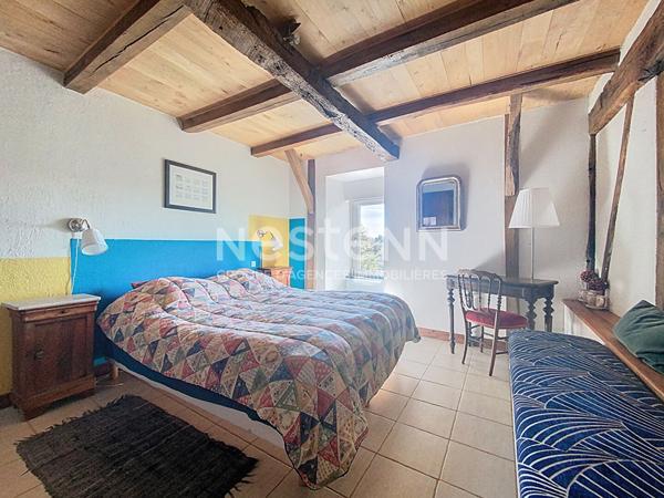 Belle bâtisse en pierre à vendre Saint Laurent Les Tours / Piscine / Cuisine d'été / 2 chambres + 1 suite parentale / Gîte possible / Double Garage / Vie de plain pied / Vue imprenable / Terrain de pétanque / Séjour cathédrale / Poulailler