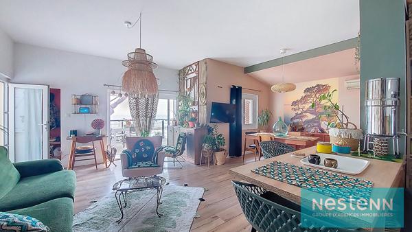 ISTRES, Les Heures Claires, Vue panoramique, Maison plain-pied type 59m² + studio indépendant de 16m², garage, terrasses, jardin et cave