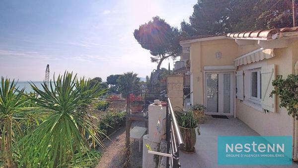 ISTRES, Les Heures Claires, Vue panoramique, Maison plain-pied type 59m² + studio indépendant de 16m², garage, terrasses, jardin et cave