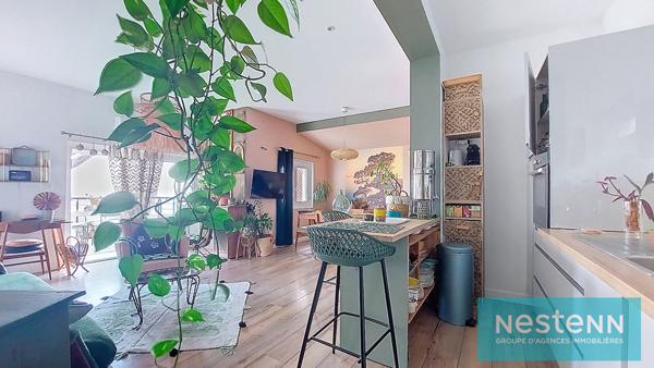 ISTRES, Les Heures Claires, Vue panoramique, Maison plain-pied type 59m² + studio indépendant de 16m², garage, terrasses, jardin et cave