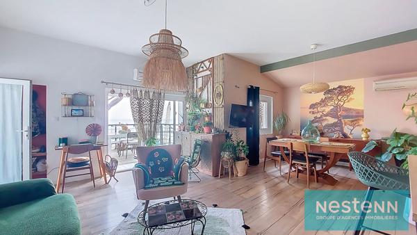 ISTRES, Les Heures Claires, Vue panoramique, Maison plain-pied type 59m² + studio indépendant de 16m², garage, terrasses, jardin et cave