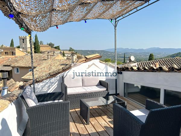 Villedieu (84110) Un joyau provençal entièrement restaurée, à 5 min. de Vaison-La-Romaine. Vue panoramique & charme intemporel