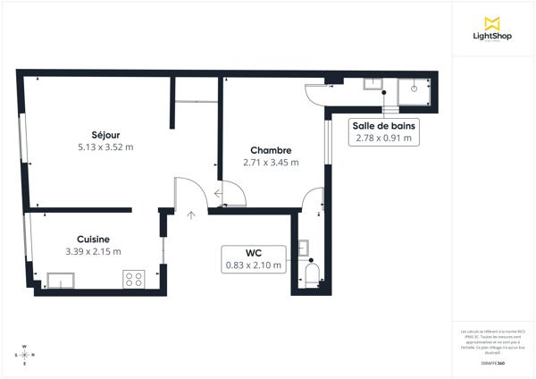 Appartement 2 pièces de 38 m² traversant - Profession libérale possible - Rue Louis Rolland - Montrouge