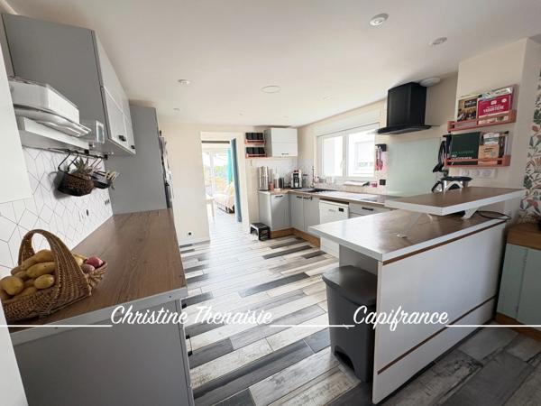 Maison à vendre 5 chambres - 2 salles d'eau - 2 wc - Garage - Terrain - Quartier Dix Ecus/Valentin Saint Hilaire de Riez, à la limite de Saint Jean de Monts