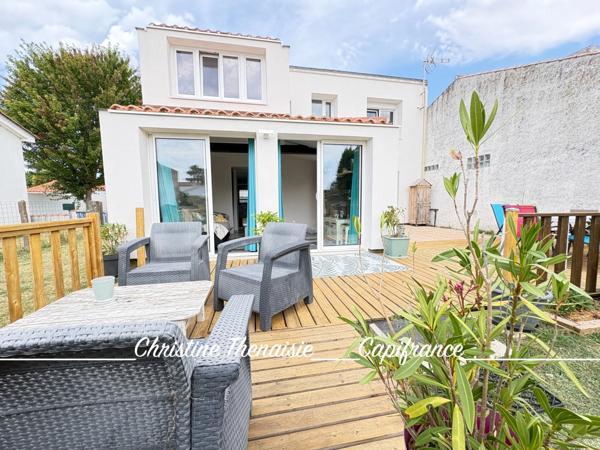 Maison à vendre 5 chambres - 2 salles d'eau - 2 wc - Garage - Terrain - Quartier Dix Ecus/Valentin Saint Hilaire de Riez, à la limite de Saint Jean de Monts