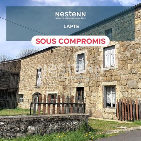 Ancien corps de ferme à rénover dans hameau de lapte environnement calme