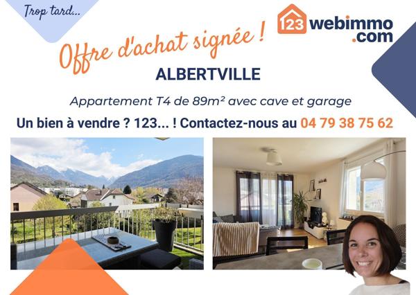 Appartement 89 m² à Albertville 73200