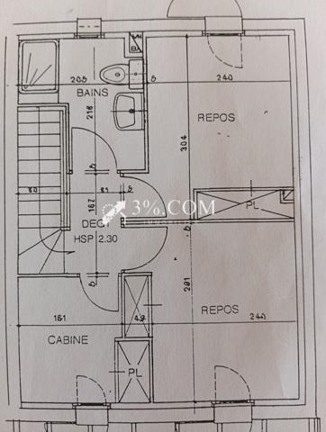 Duplex 4 pièce(s) 3 chambre(s) 60.82 m²