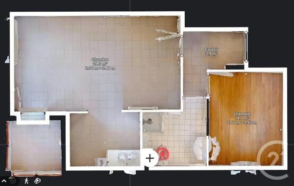 Appartement à vendre  2 pièces - 45 m2 TARNOS - 40