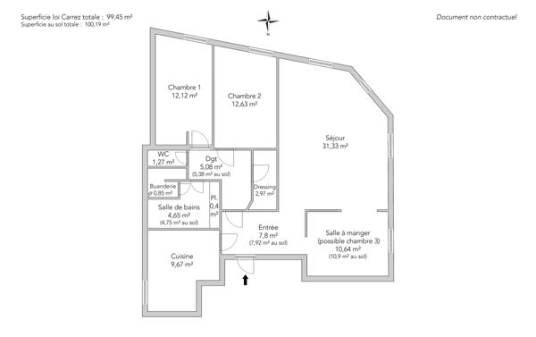Appartement Paris 18e - JUNOT / CONSTANTIN PECQUEUR