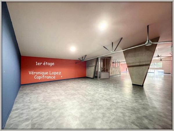 Agen, sortie nord, local  de 353 m² sur deux niveaux avec espace de stockage et bureaux