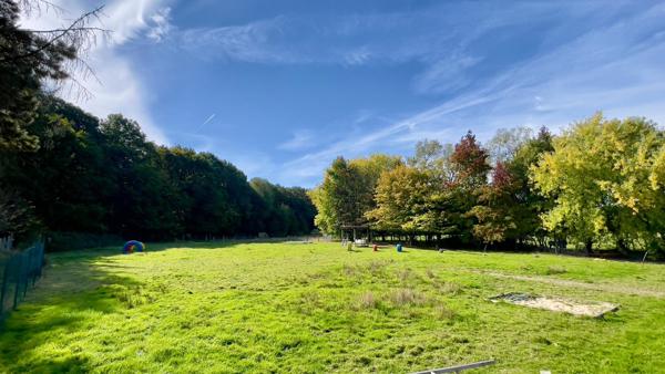 En campagne vue sur la foret