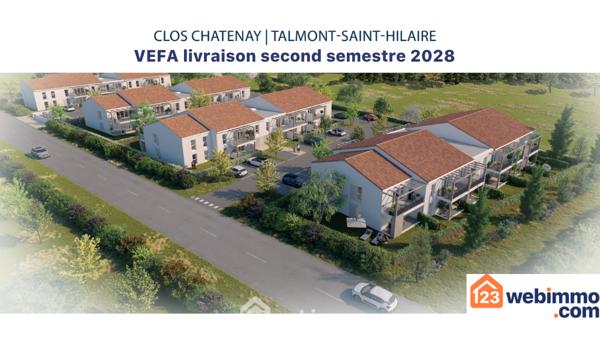 Appartement 39.45 m² à Talmont-Saint-Hilaire 85440