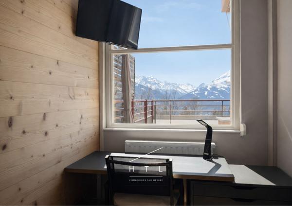Appartement deux pièces 40 m² à Passy - terrasse 37 m² exposition sud, vue Mont Blanc, résidence inscrite aux Détails des diagnostics énergétiques
