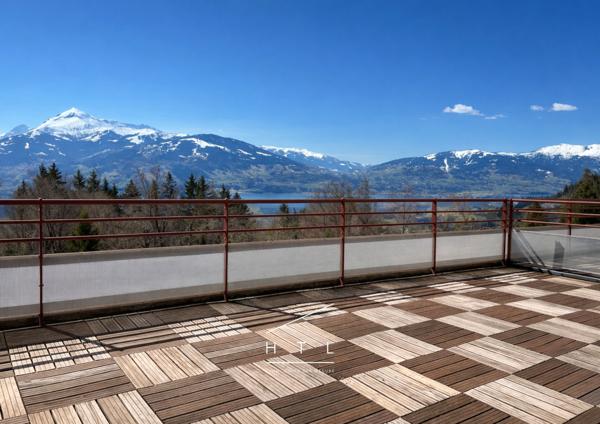 Appartement deux pièces 40 m² à Passy - terrasse 37 m² exposition sud, vue Mont Blanc, résidence inscrite aux Détails des diagnostics énergétiques