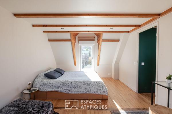 Maison atypique en bord de mer