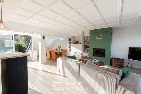 Maison atypique en bord de mer