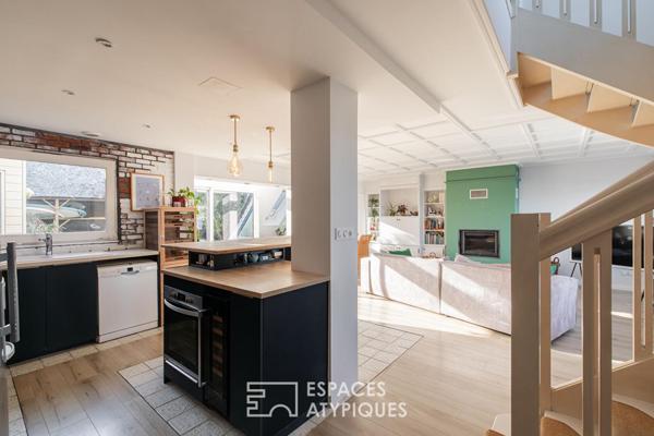 Maison atypique en bord de mer