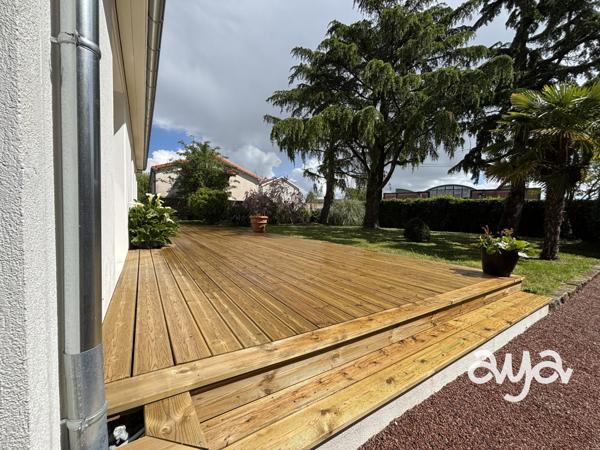 Maison familiale avec vie de plain-pied et grand jardin sans vis-à-vis – Cholet
