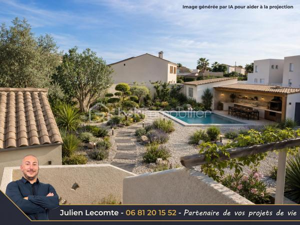 Situé proche du centre-ville d'Agde, cet ensemble immobilier d'environ 220 m² habitables est implanté sur une parcelle de 1 292 m² offrant un fort potentiel.

Actuellement composé de 3 logements indépendants, chacun disposant de son entrée privative, de son garage/box et de ses propres compteurs d'eau et d'électricité, ce bien s'adresse aussi bien à un investisseur qu'à une famille souhaitant développer un projet de résidence principale avec revenus locatifs.

Des travaux de rénovation importants sont à prévoir, mais les possibilités d'exploitation sont nombreuses : rénovation des logements existants, projet locatif, résidence principale avec logements complémentaires, extension ou nouvelle construction sous réserve des règles d'urbanisme en vigueur.

Composition du bien :

Appartement T4 d'environ 90 m² (R+1)
- Séjour de 25 m² avec cheminée
- Cuisine indépendante de 11 m²
- Bureau de 8 m²
- 2 chambres de 14 m² et 16 m²
- Salle de bains avec WC
- Jardin privatif d'environ 30 m²
- Climatisation split et menuiseries PVC

Appartement T3 d'environ 65 m² de plain-pied
- Séjour de 17 m²
- Cuisine indépendante avec cellier
- 2 chambres
- Salle de bains
- WC indépendant
- Jardin privatif d'environ 20 m²
- Chauffage électrique

Appartement T4 d'environ 65 m² au 1er étage
- Pièce de vie avec cuisine ouverte de 28 m²
- 2 chambres
- Bureau
- Salle d'eau avec WC
- Balcon et terrasse
- Chauffage électrique
- Un potentiel rare en centre-ville

La maison est implantée dans un angle de la parcelle, laissant une importante réserve foncière exploitable. Situé en zone UD1a du PLU, ce terrain offre des perspectives intéressantes pour un projet de développement immobilier, avec un COS de 0,6.

Un bien rare sur le secteur, idéal pour un projet patrimonial, locatif ou familial à fort potentiel de valorisation.
